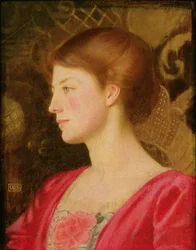 Lady Irene Stokes (született Ionides) portréja 1908 körül